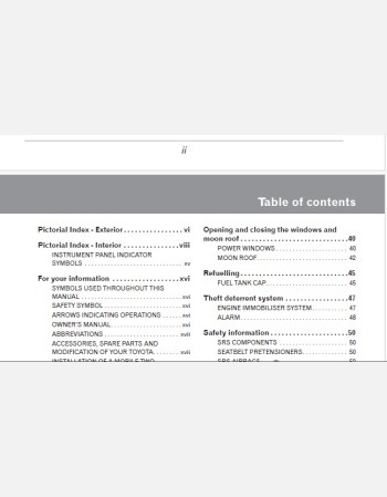 toyota camry 2012-2013 owners manual in english